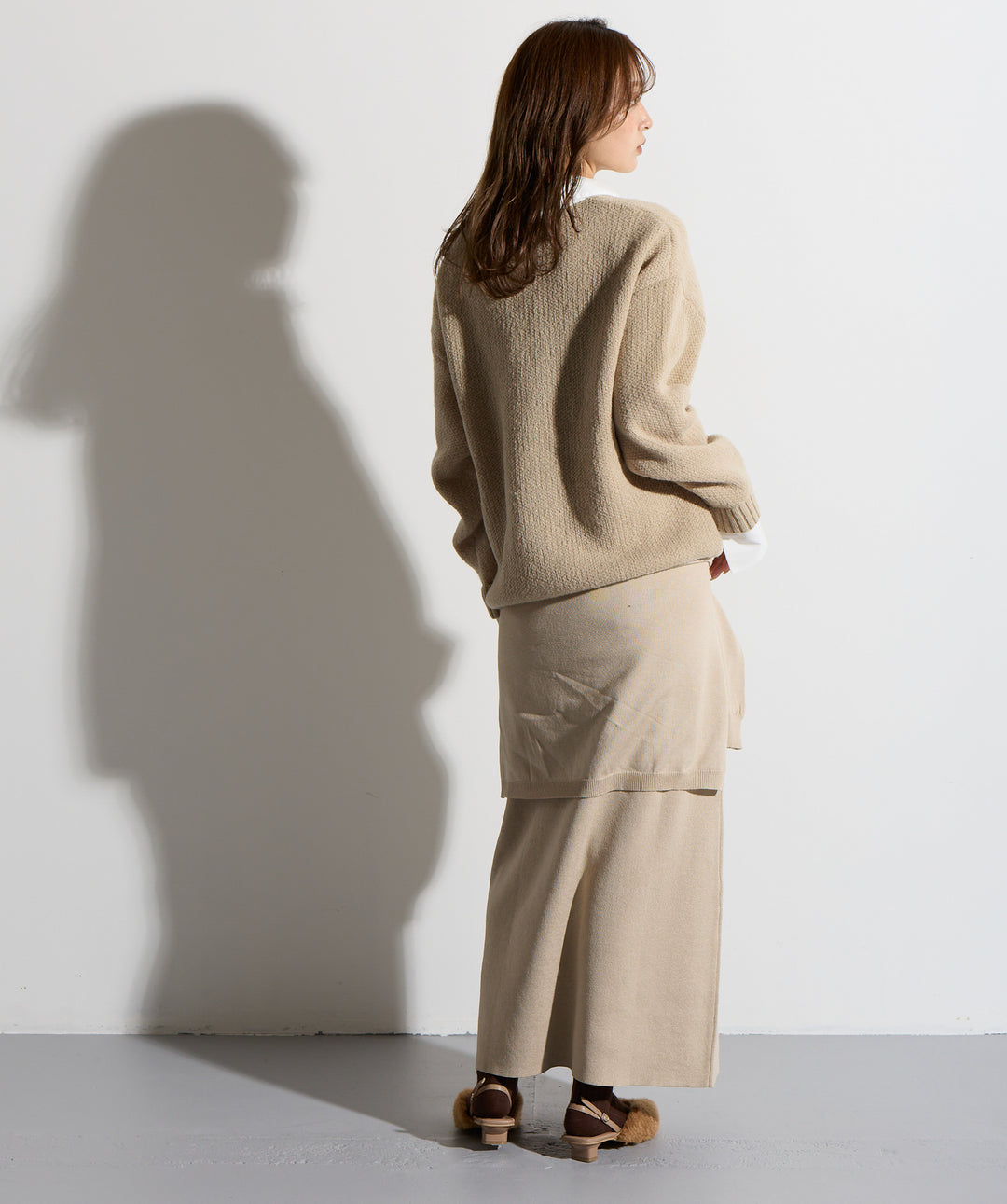 シャツドッキングニットポロ