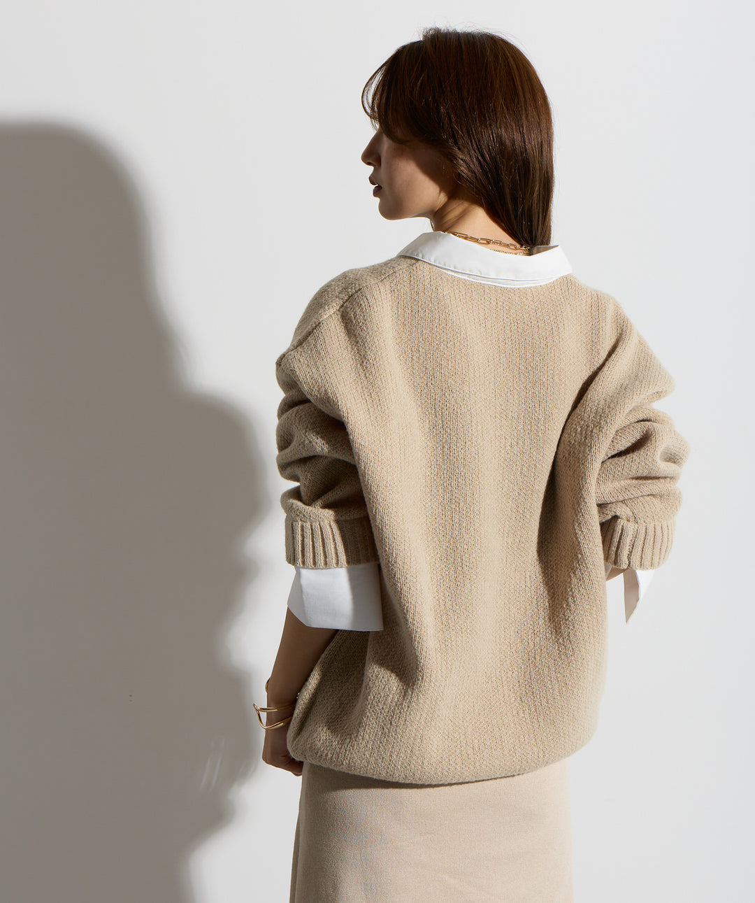 シャツドッキングニットポロ