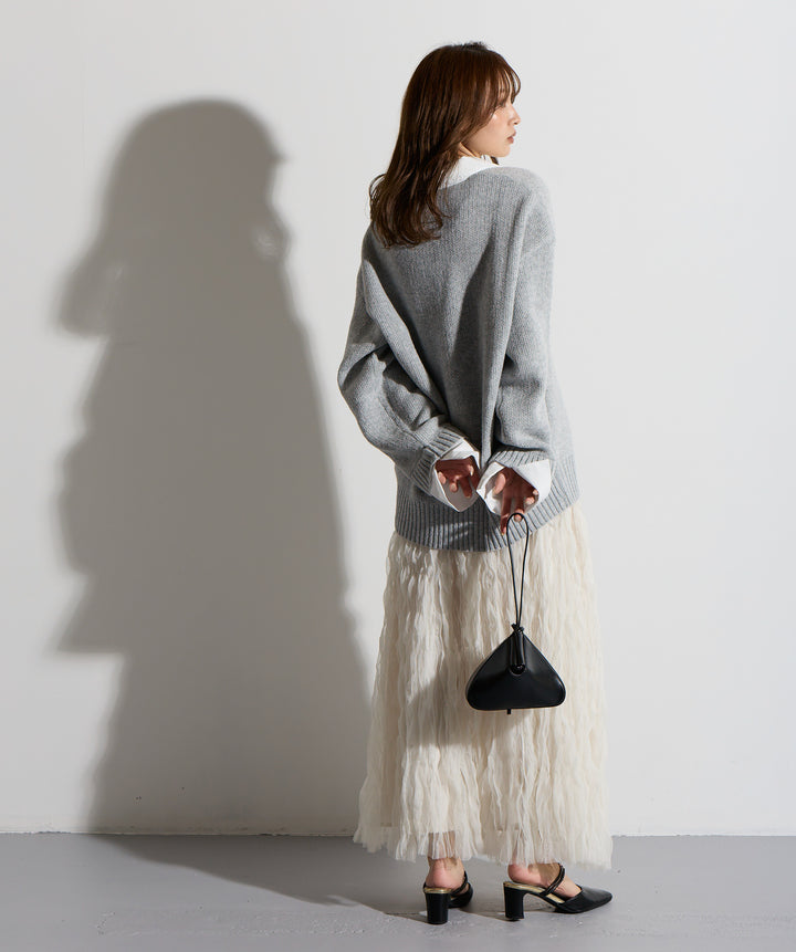 ワッシャーレーススカート