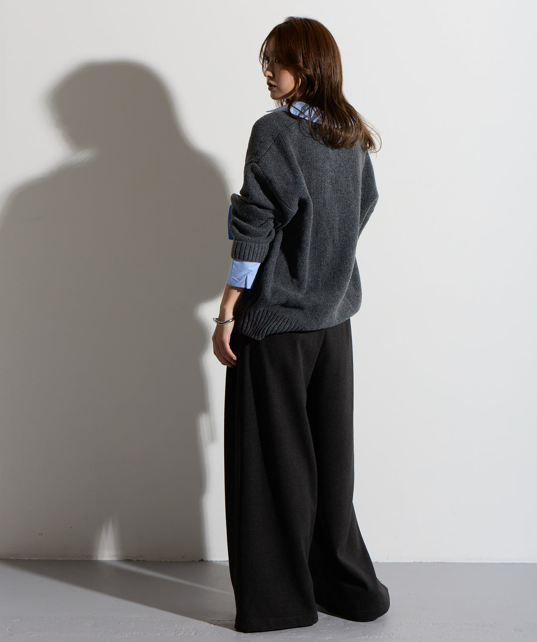 シャツドッキングニットポロ