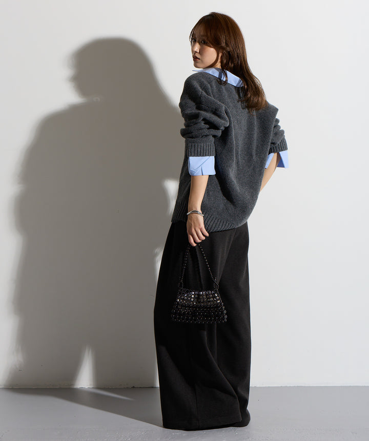 シャツドッキングニットポロ