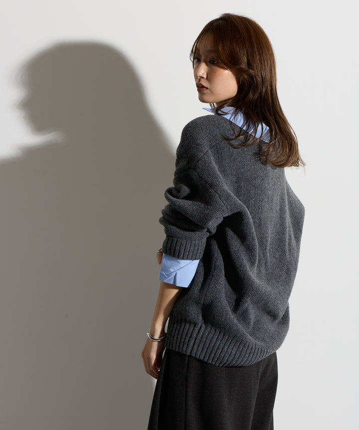 シャツドッキングニットポロ