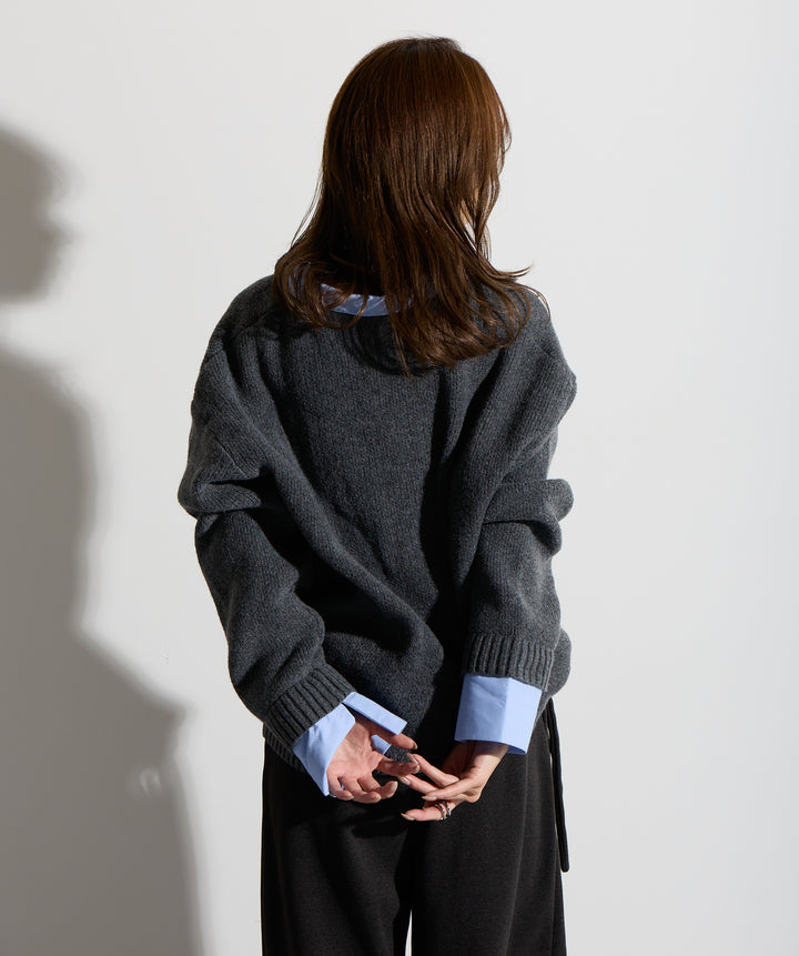 シャツドッキングニットポロ