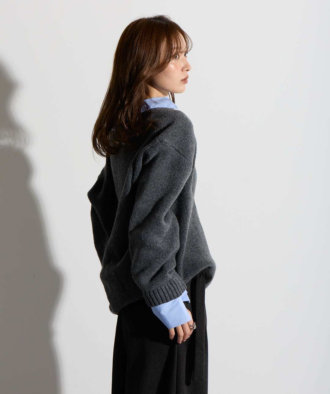 シャツドッキングニットポロ