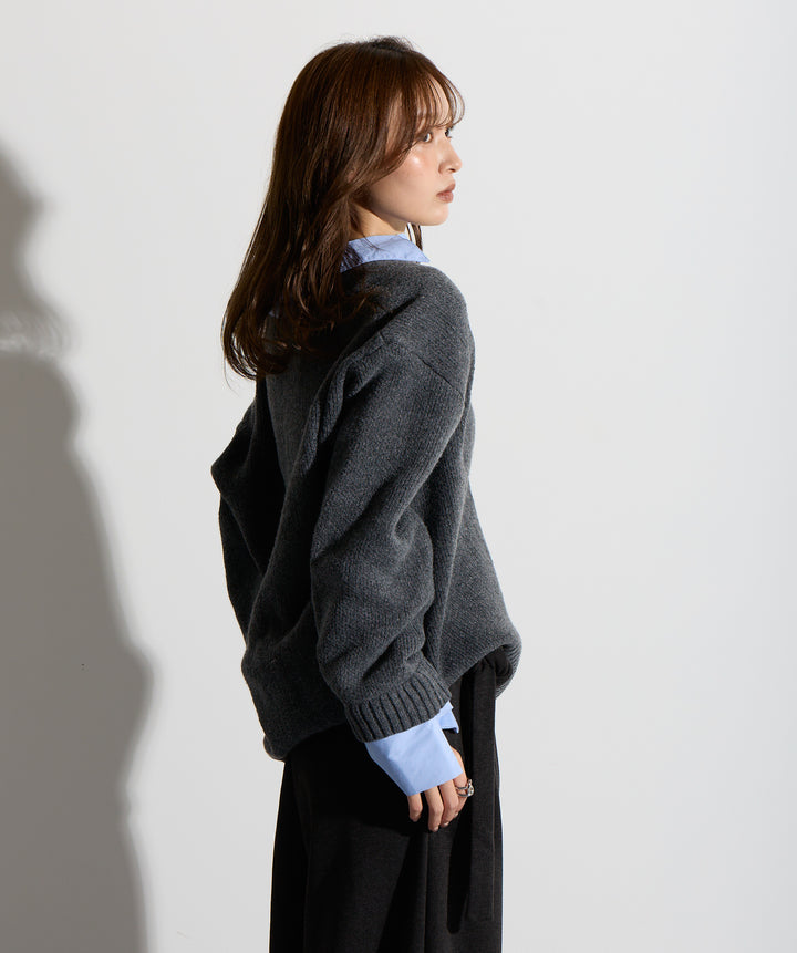 シャツドッキングニットポロ