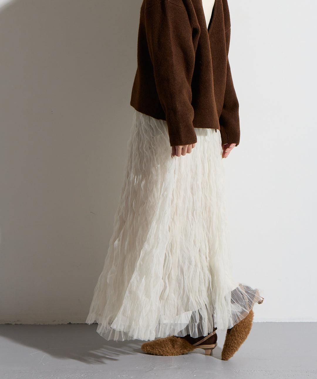 ワッシャーレーススカート