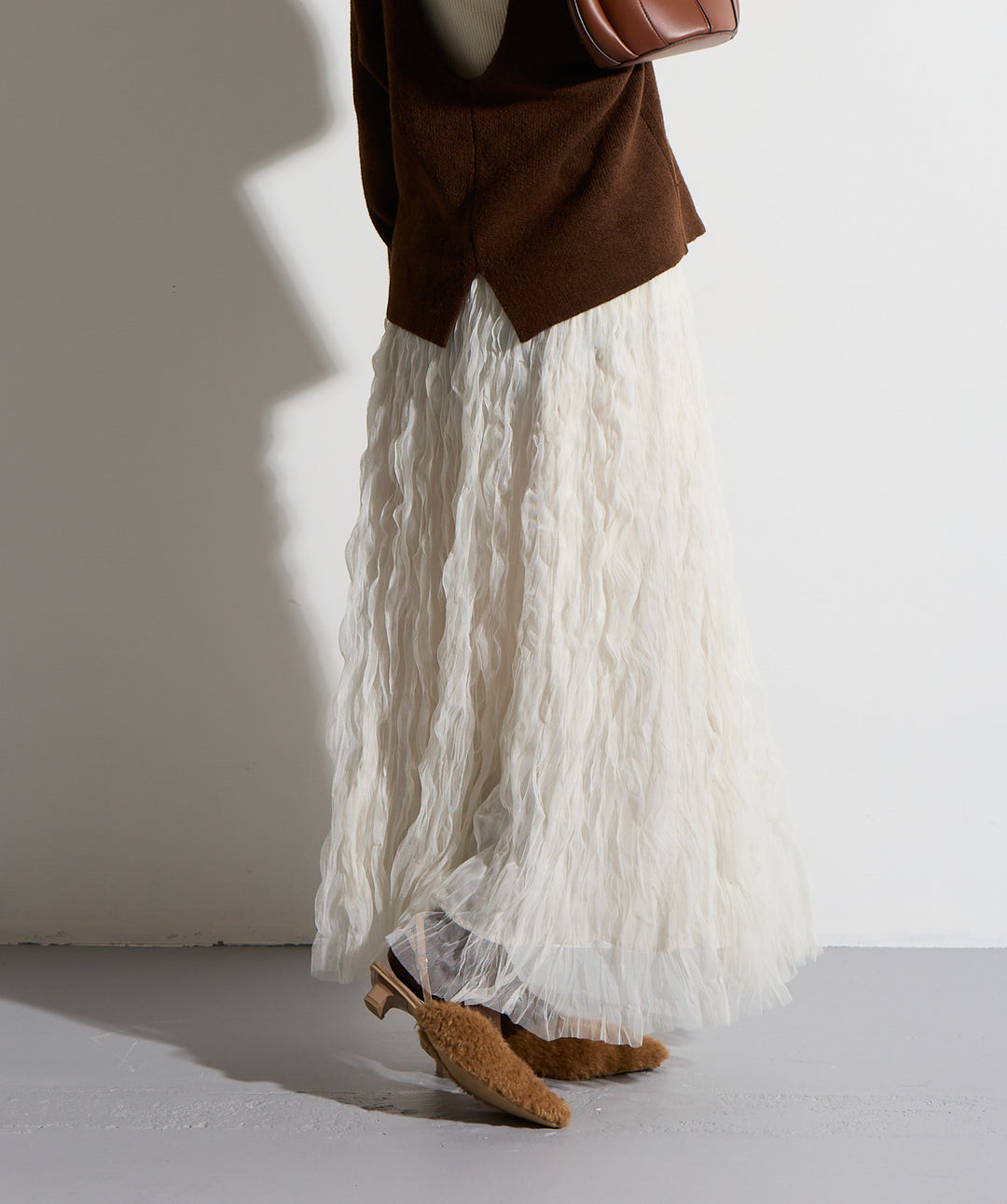 ワッシャーレーススカート