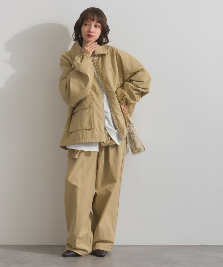合繊ツイルスタンドジャッケット