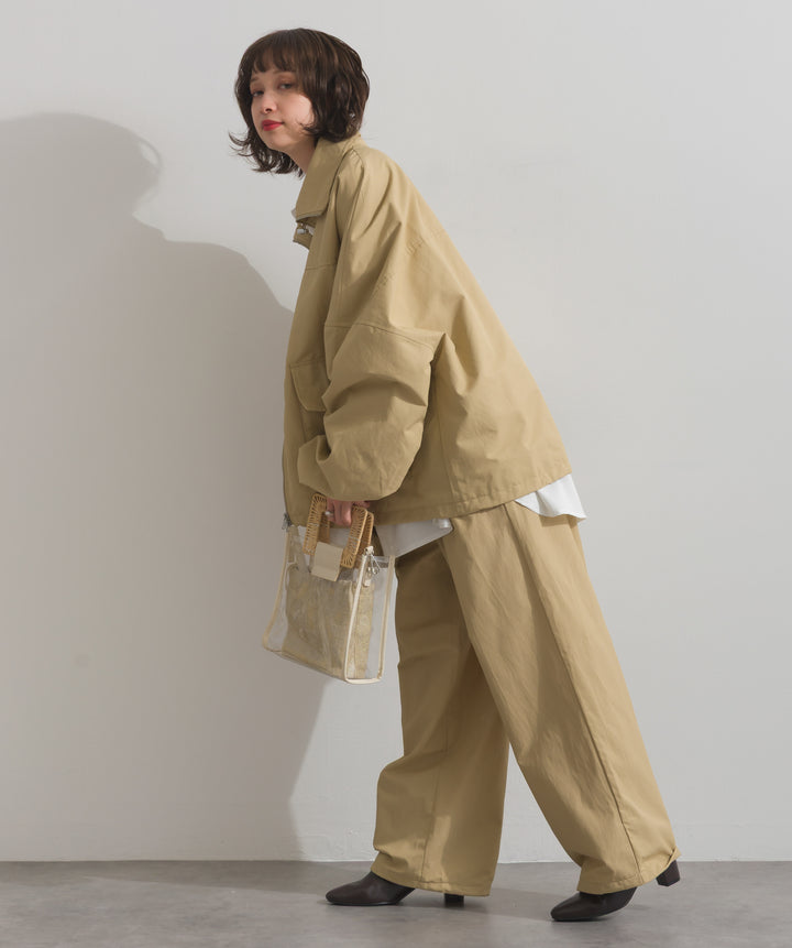 合繊ツイルスタンドジャッケット