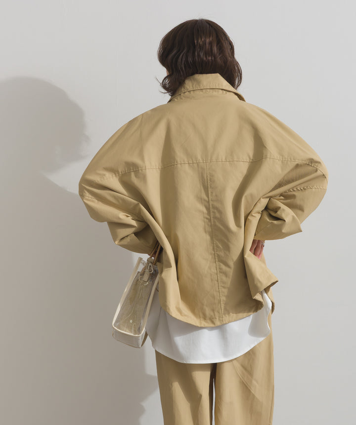 合繊ツイルスタンドジャッケット
