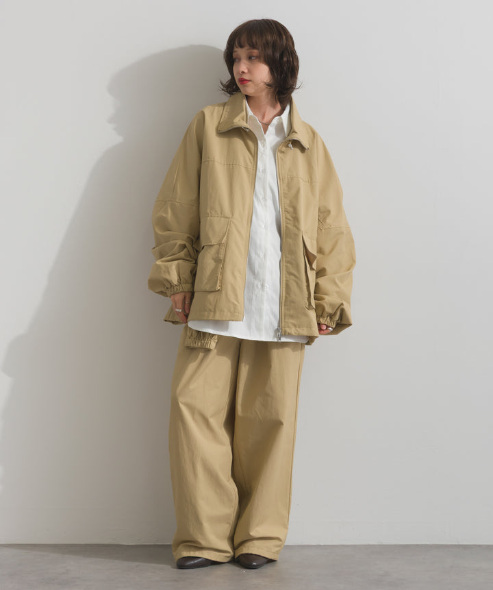 合繊ツイルスタンドジャッケット