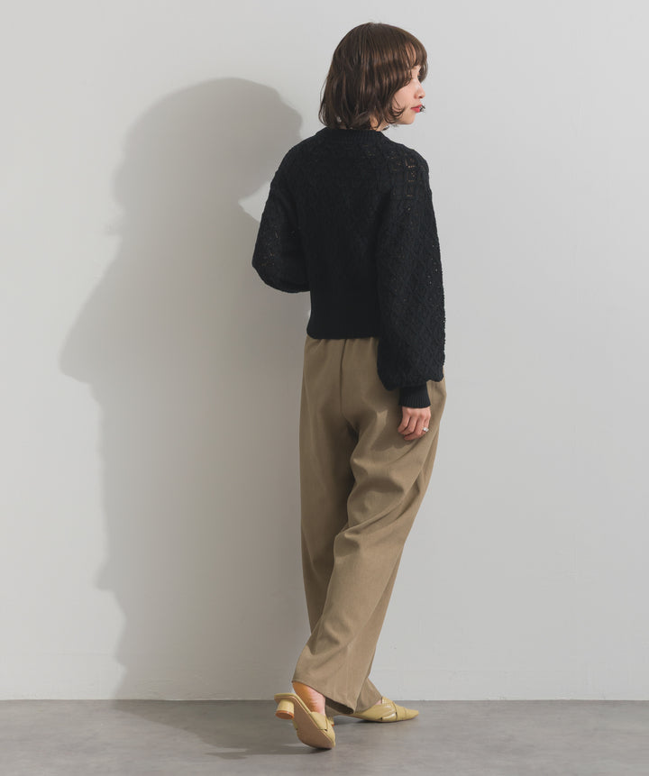 フロントスリットZIPニット