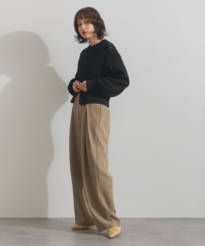 フロントスリットZIPニット