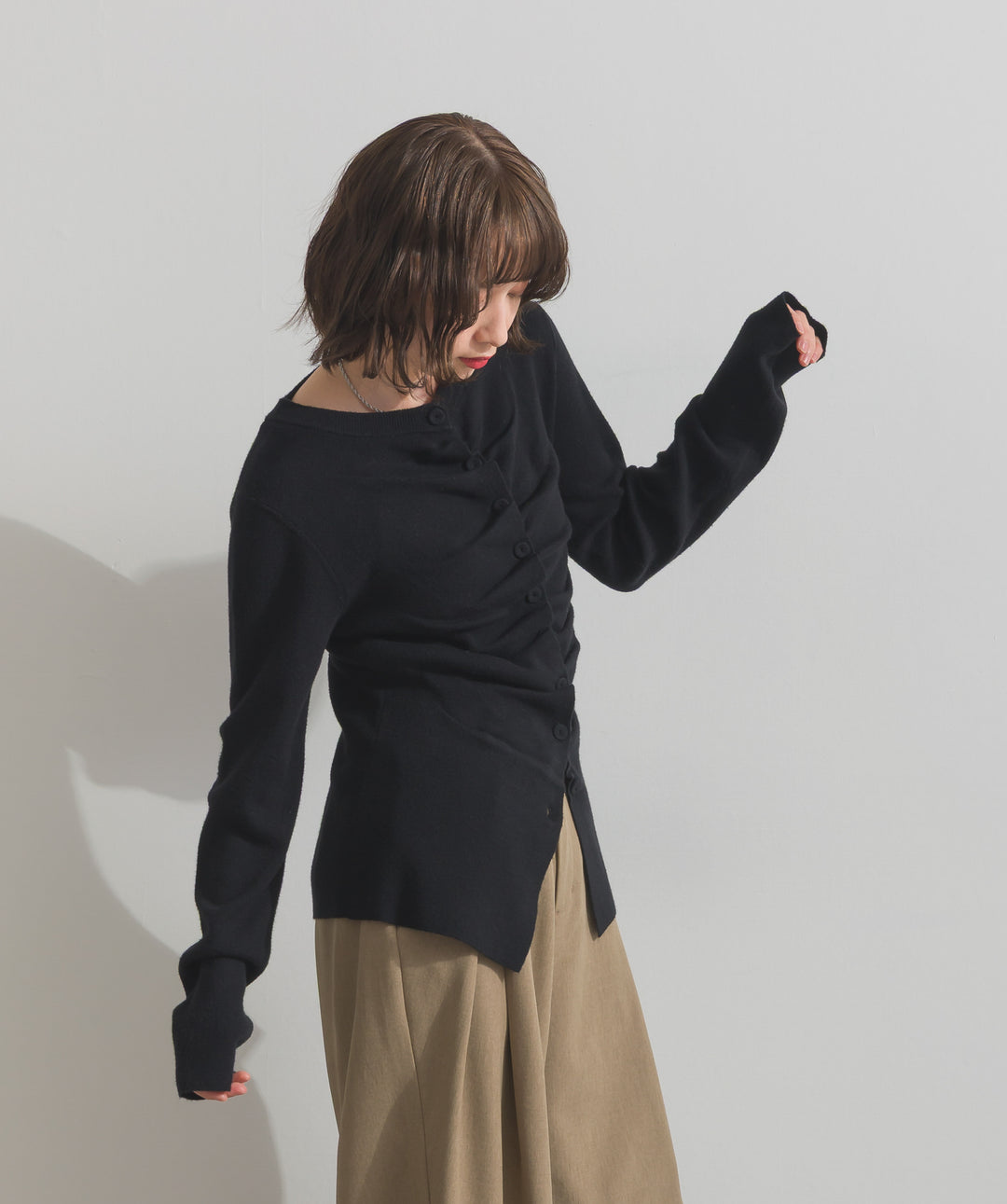 クールギャザーカーデ