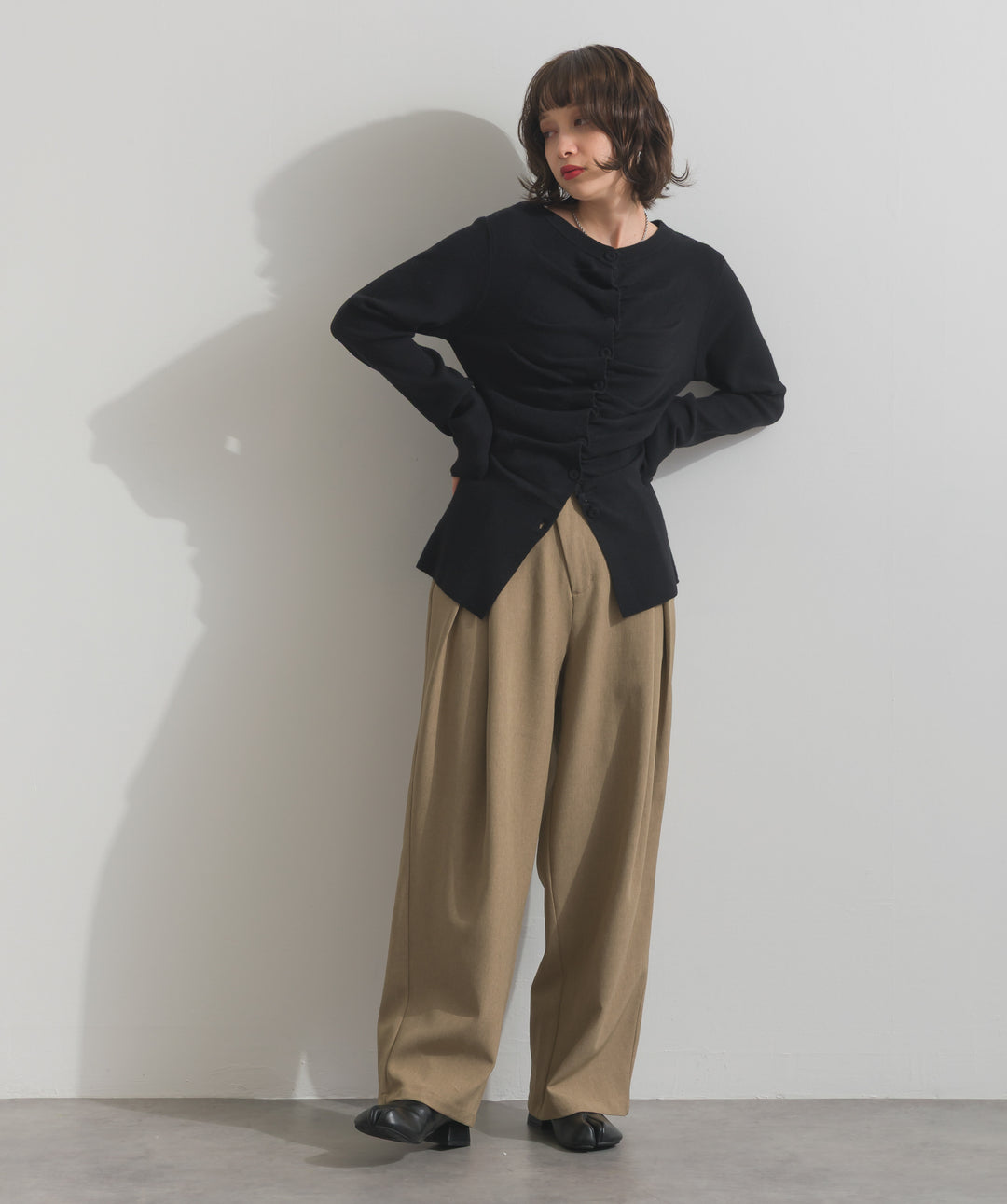 クールギャザーカーデ