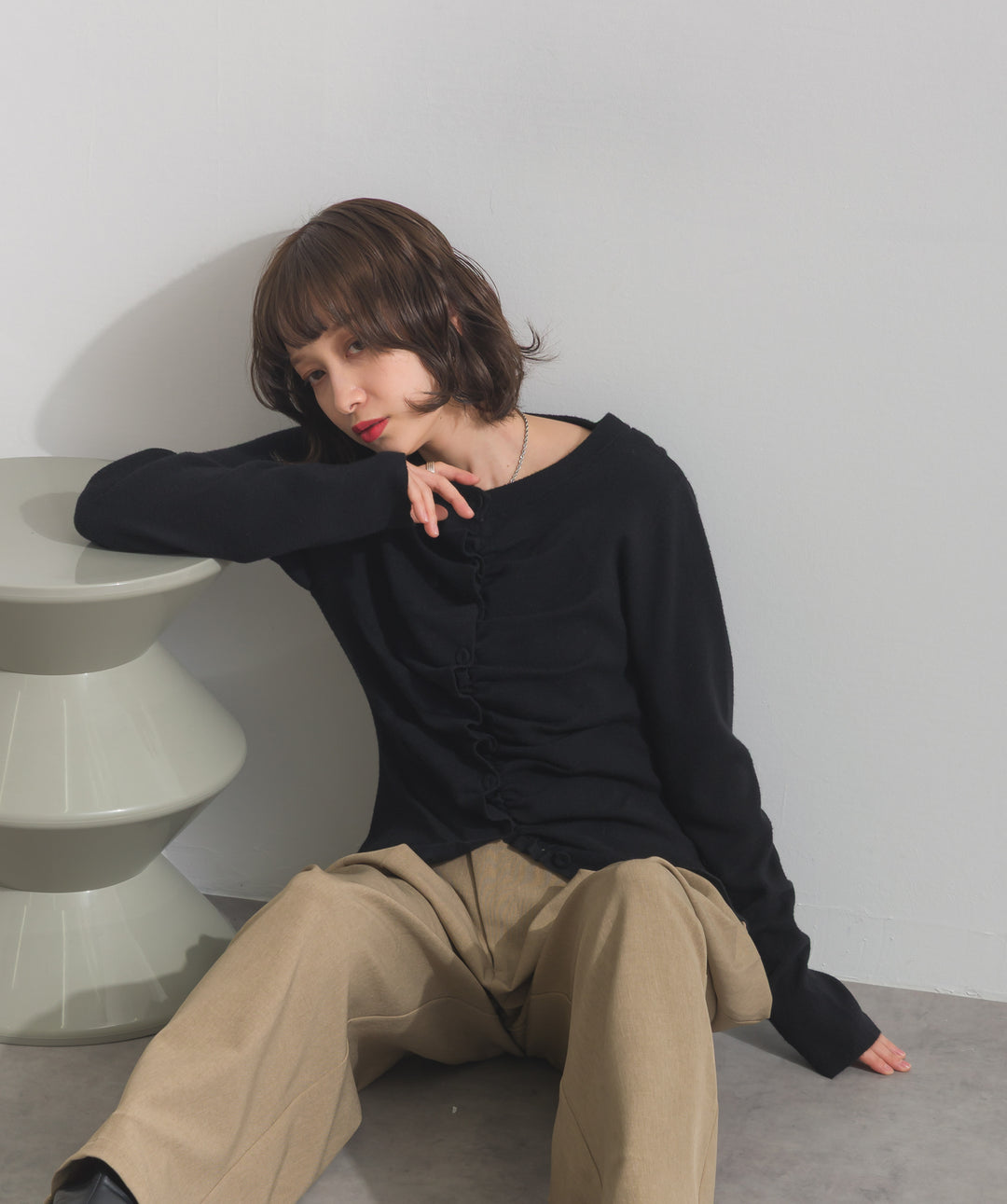 クールギャザーカーデ