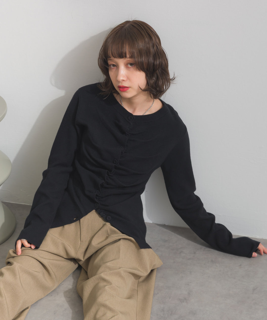 クールギャザーカーデ