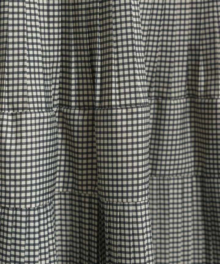 プリーツティアードスカート