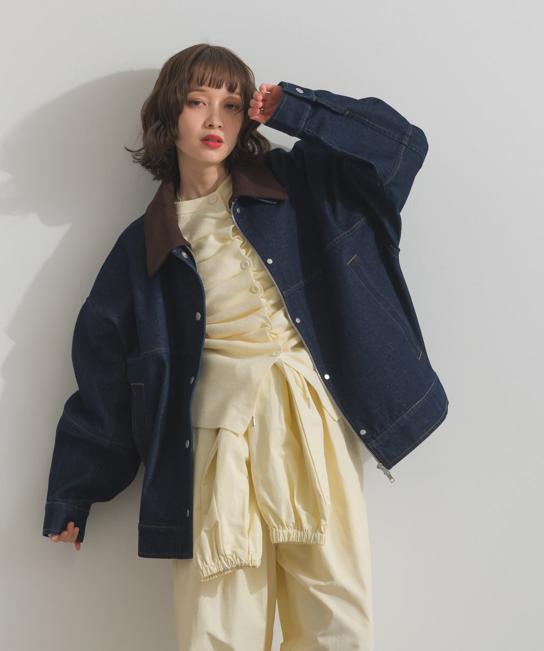 クールギャザーカーデ