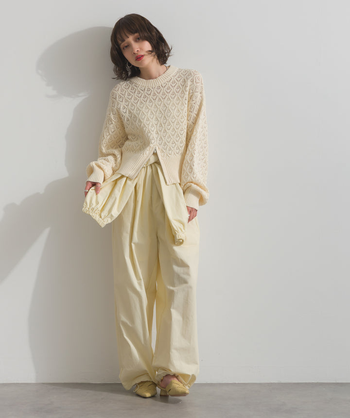 フロントスリットZIPニット