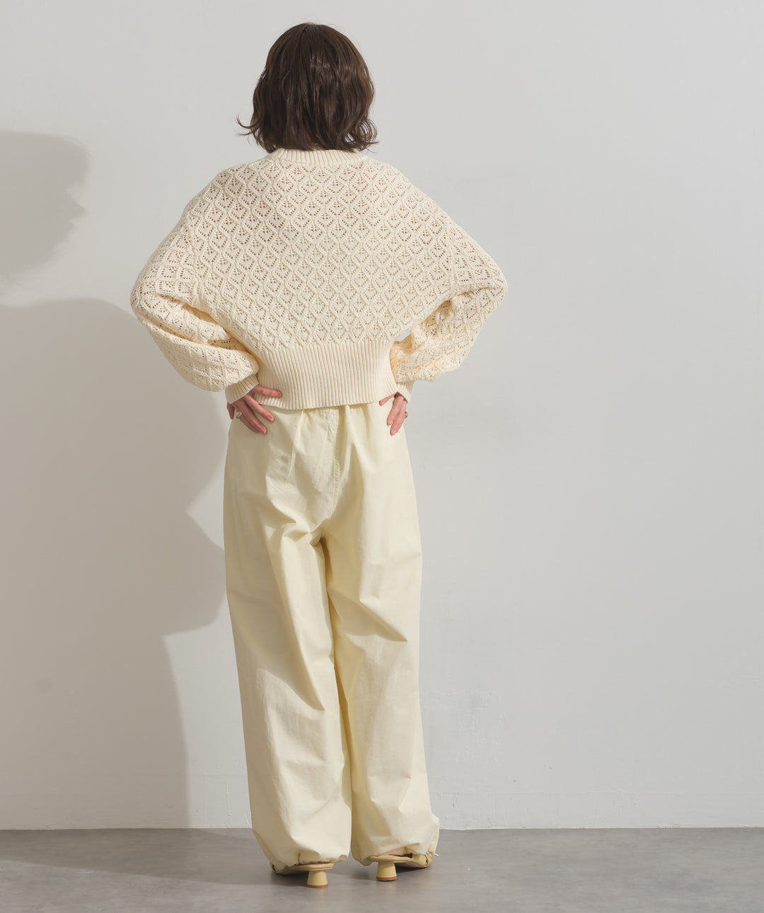 フロントスリットZIPニット