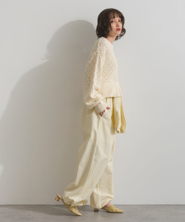 フロントスリットZIPニット