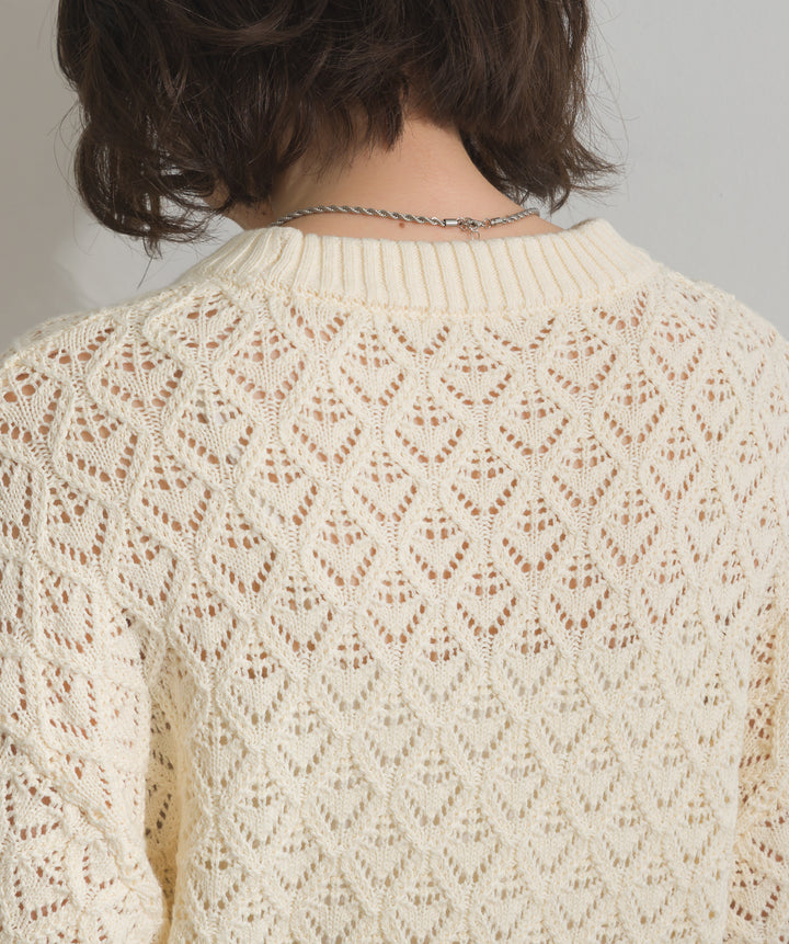 フロントスリットZIPニット