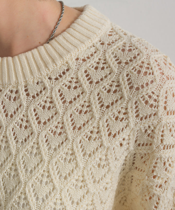 フロントスリットZIPニット