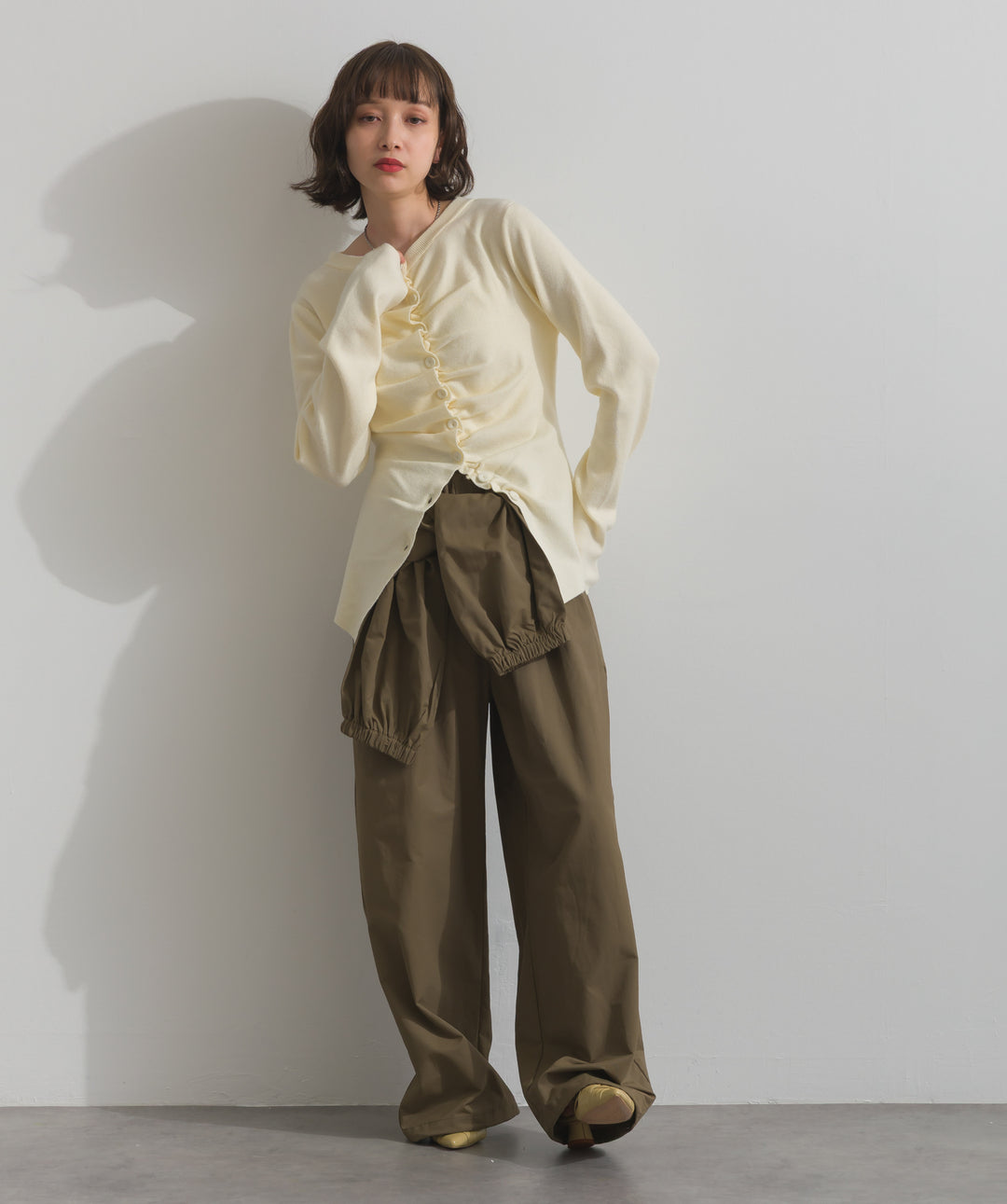 クールギャザーカーデ