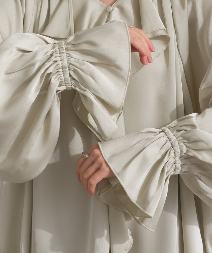 フリルギャザーブラウス