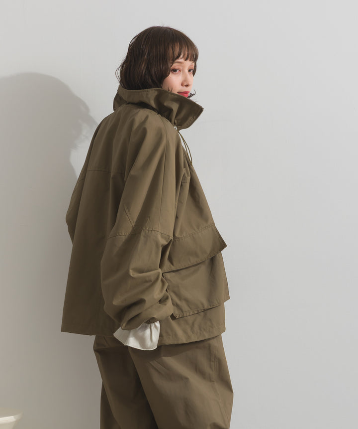 合繊ツイルスタンドジャッケット