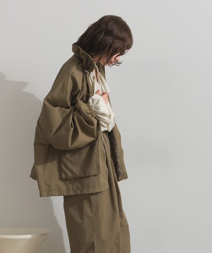 合繊ツイルスタンドジャッケット