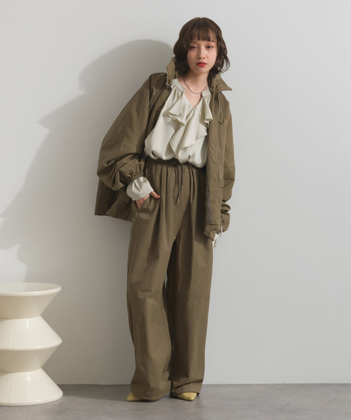 合繊ツイルスタンドジャッケット