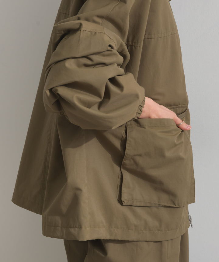 合繊ツイルスタンドジャッケット
