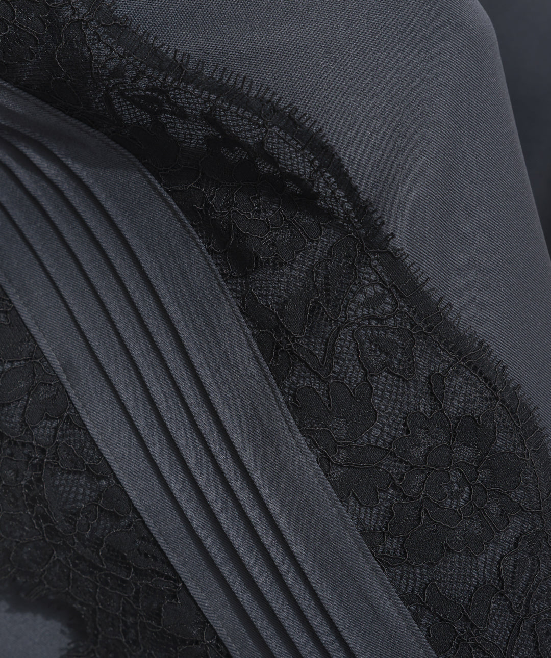 サイドレースワイドパンツ