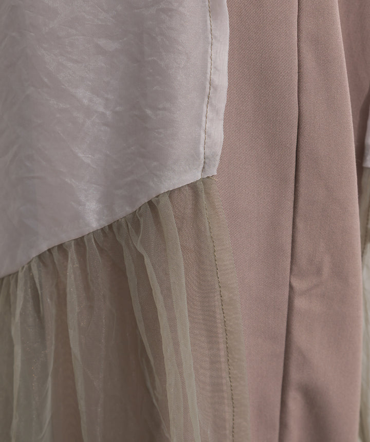 シアーレイヤードラップパンツ