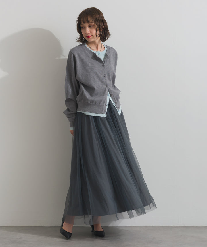 リバーシブルボリュームチュールスカート