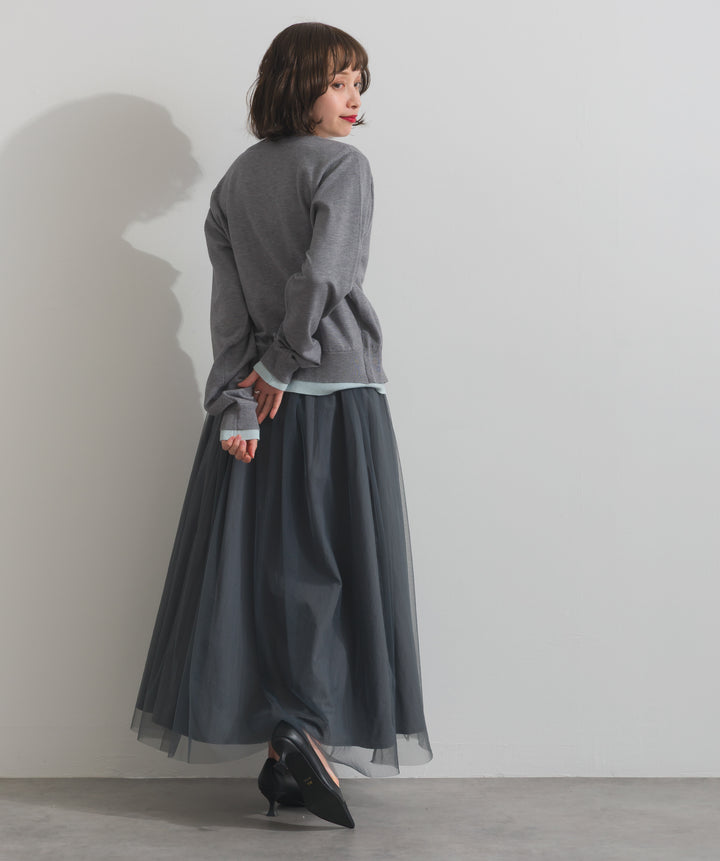 リバーシブルボリュームチュールスカート