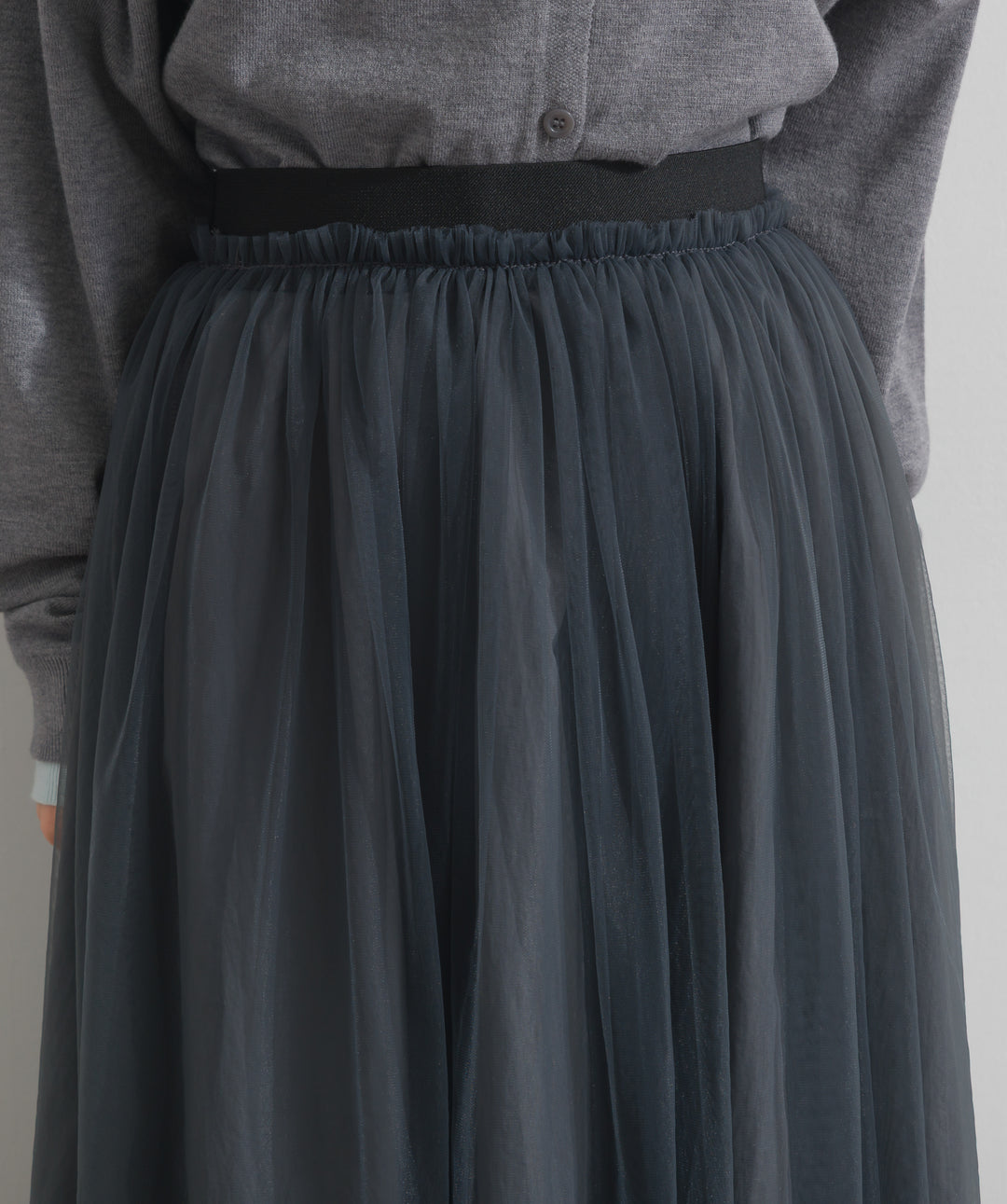 リバーシブルボリュームチュールスカート