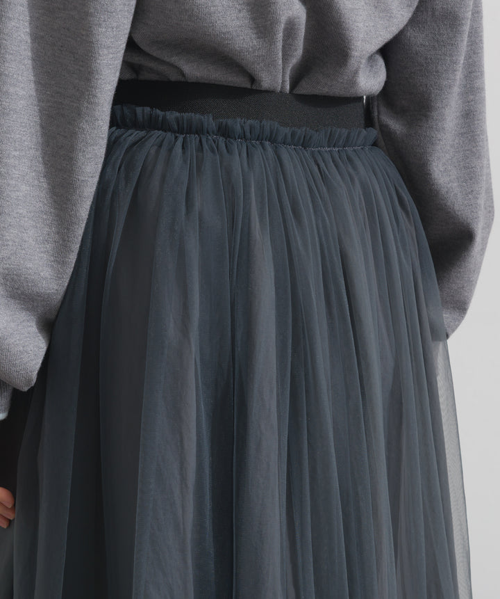 リバーシブルボリュームチュールスカート