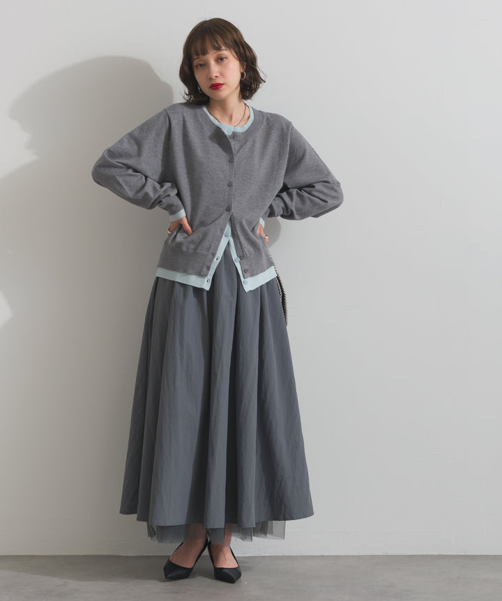 リバーシブルボリュームチュールスカート