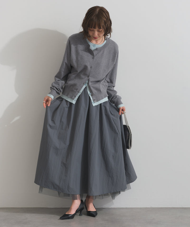 リバーシブルボリュームチュールスカート