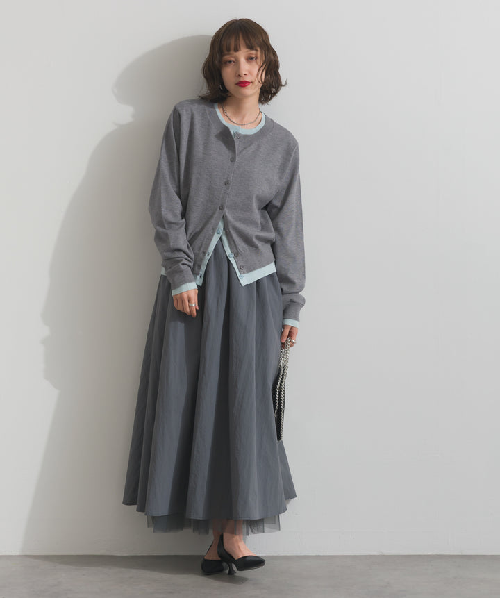 リバーシブルボリュームチュールスカート