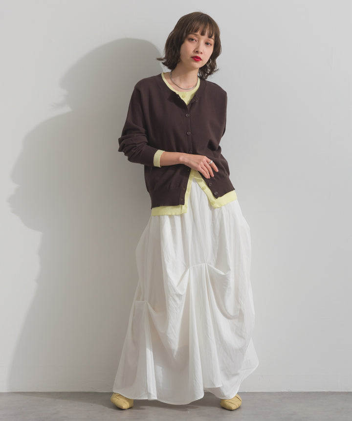 ランダムタックボリュームスカート