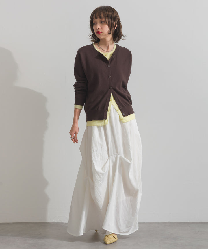 ランダムタックボリュームスカート