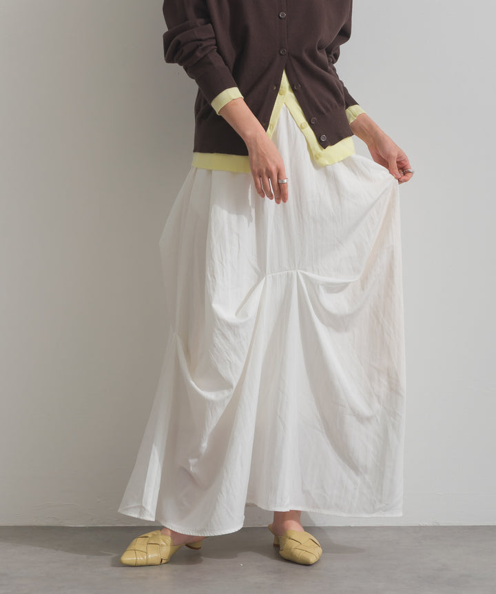 ランダムタックボリュームスカート