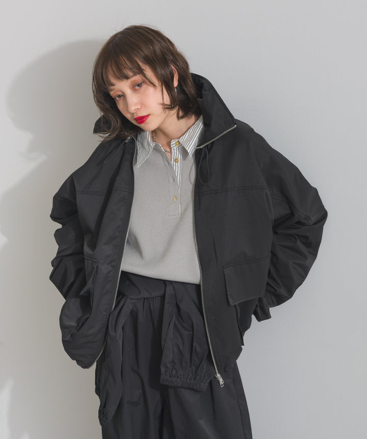合繊ツイルスタンドジャッケット