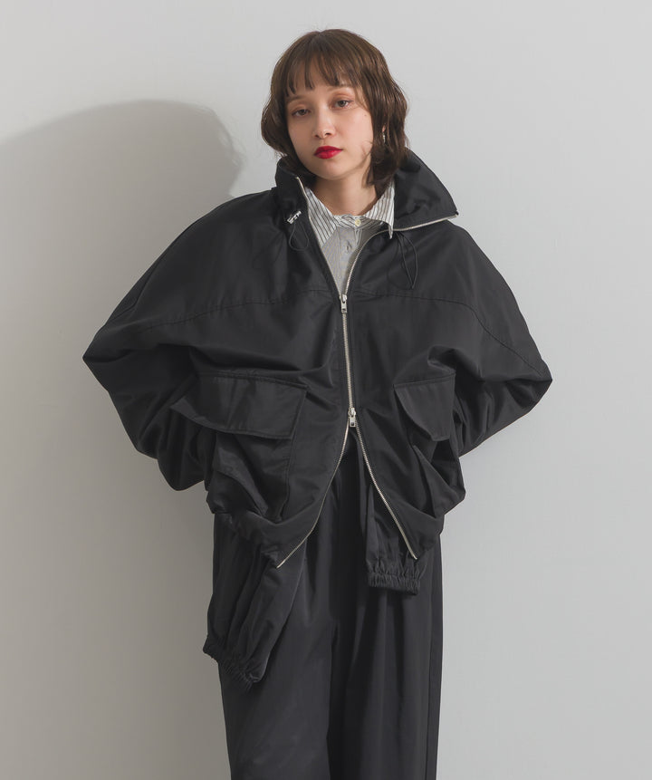 合繊ツイルスタンドジャッケット