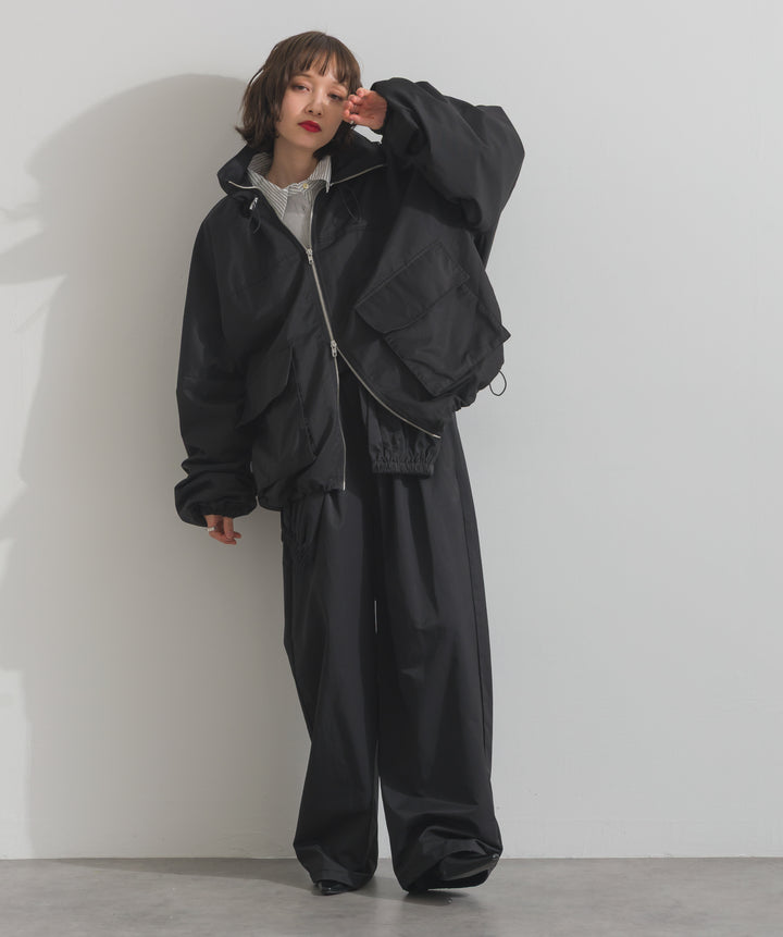 合繊ツイルスタンドジャッケット