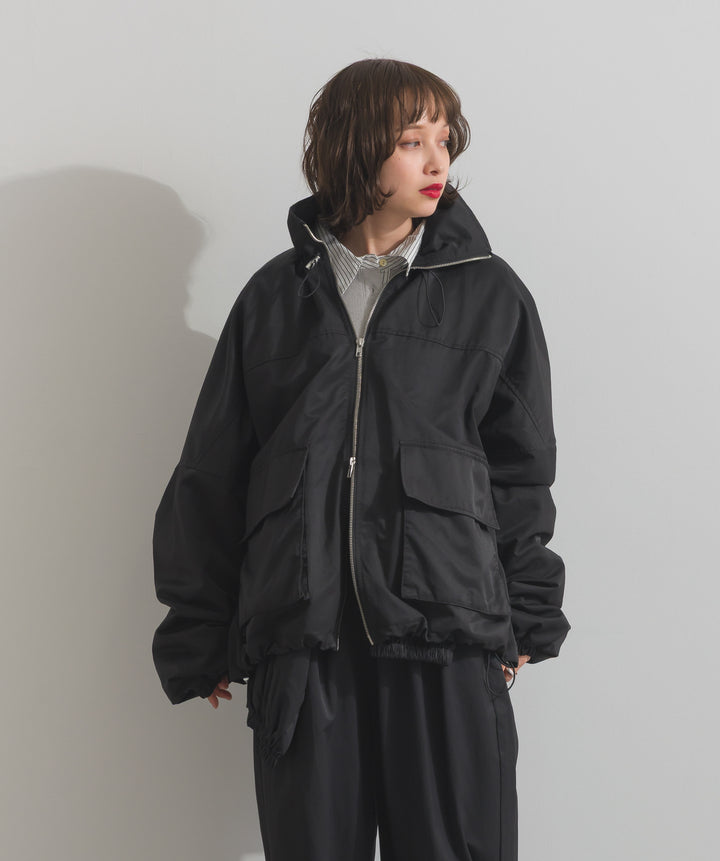 合繊ツイルスタンドジャッケット